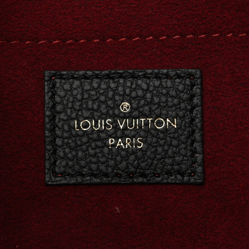 Louis Vuitton Empreinte Monogram Giant Felicie Pochette Black Beige