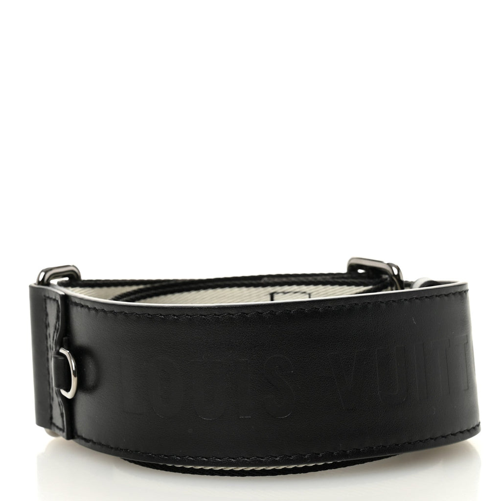 Louis Vuitton Nylon Jacquard Sporty Bandouliere Shoulder Strap Black