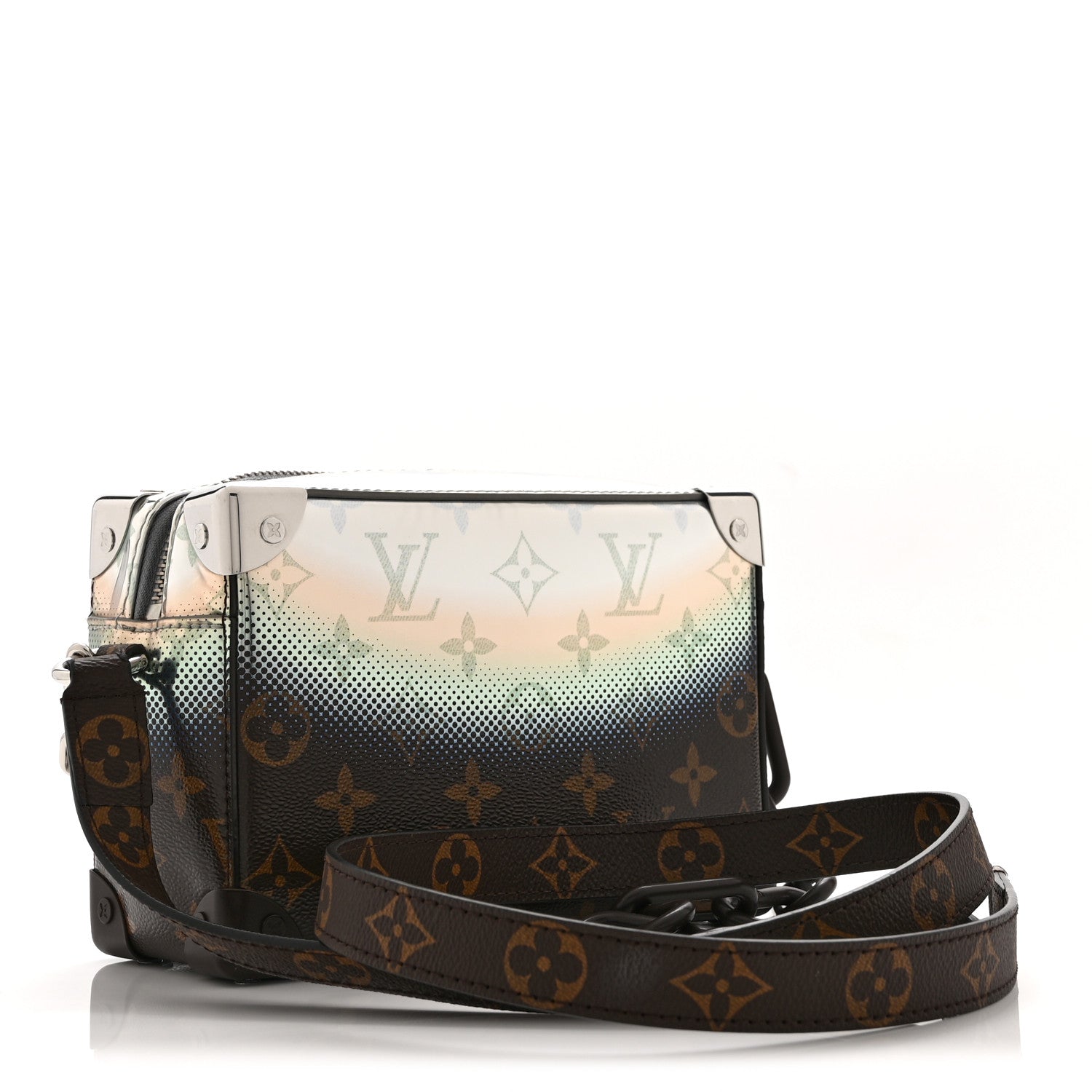 Louis Vuitton Metallic Nebula Monogram Mini Soft Trunk Multicolor
