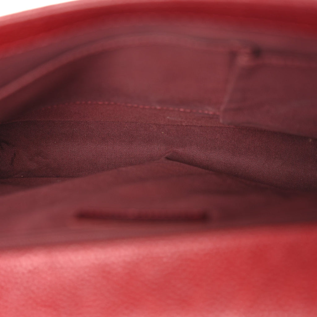 Chanel Caviar Quilted Large Boy Flap Dark Red