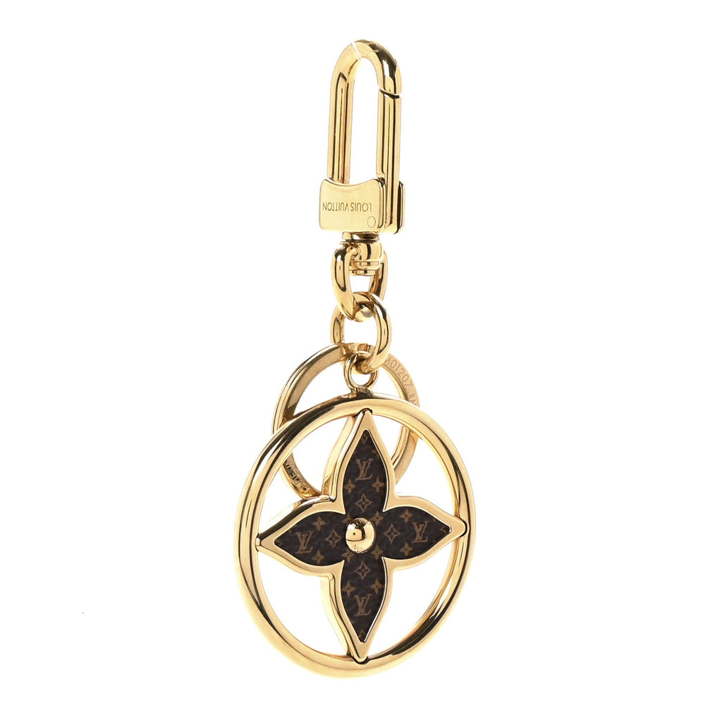Louis Vuitton Monogram Puzzle Flower Bag Charm Key Holder
