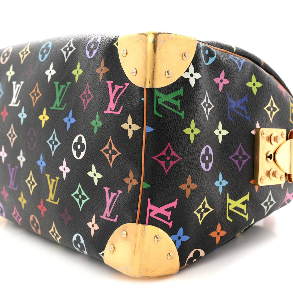 Louis Vuitton Monogram Multicolor Speedy 30 Black