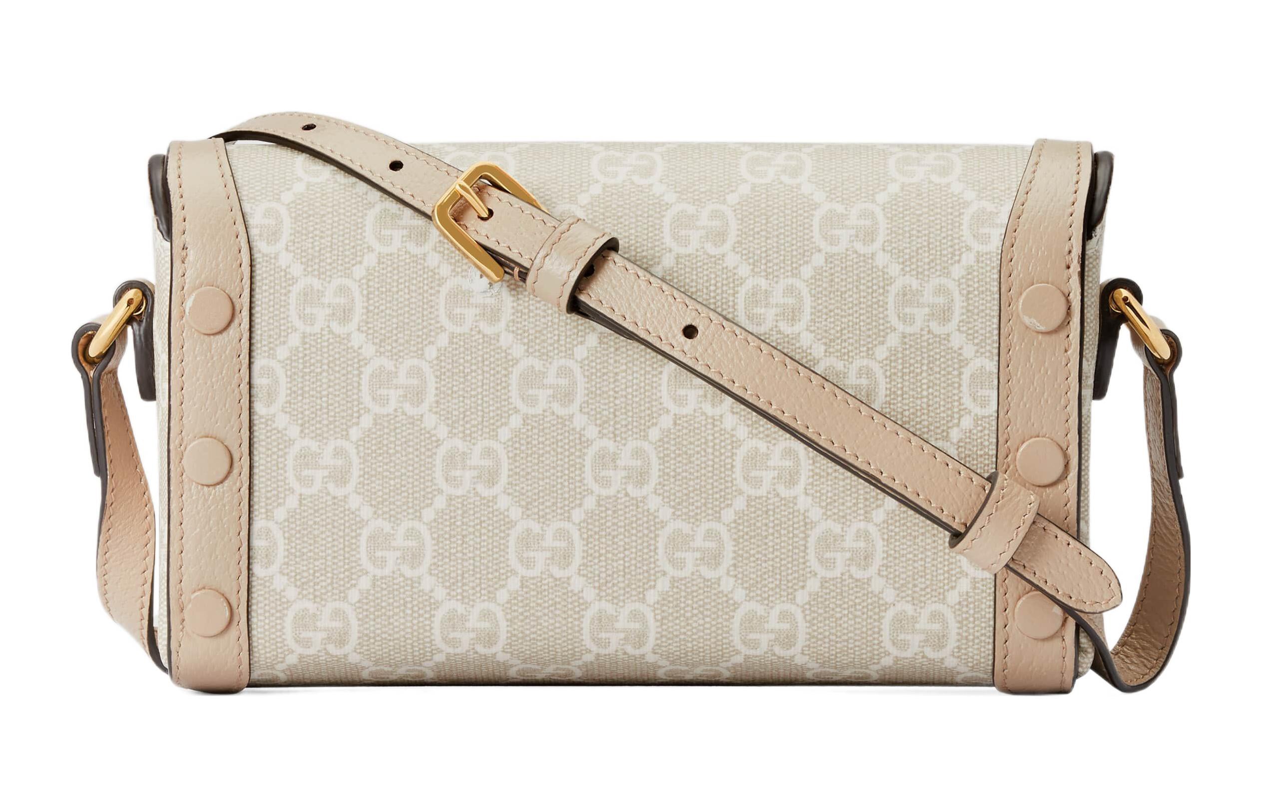 GUCCI Horsebit 1955 mini 'Khaki' 699296-UULBG-9683