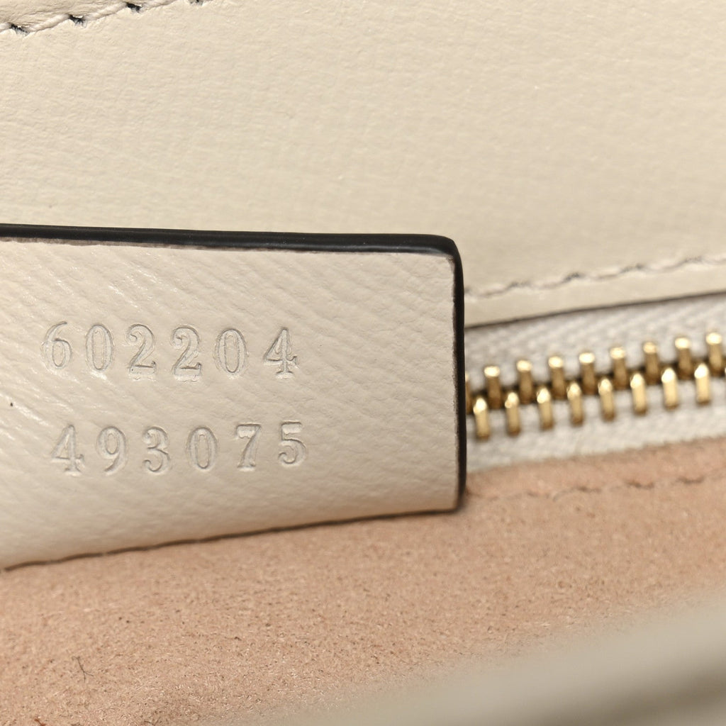 Gucci GG Supreme Monogram Horsebit 1955 Shoulder Bag Beige Mystic White