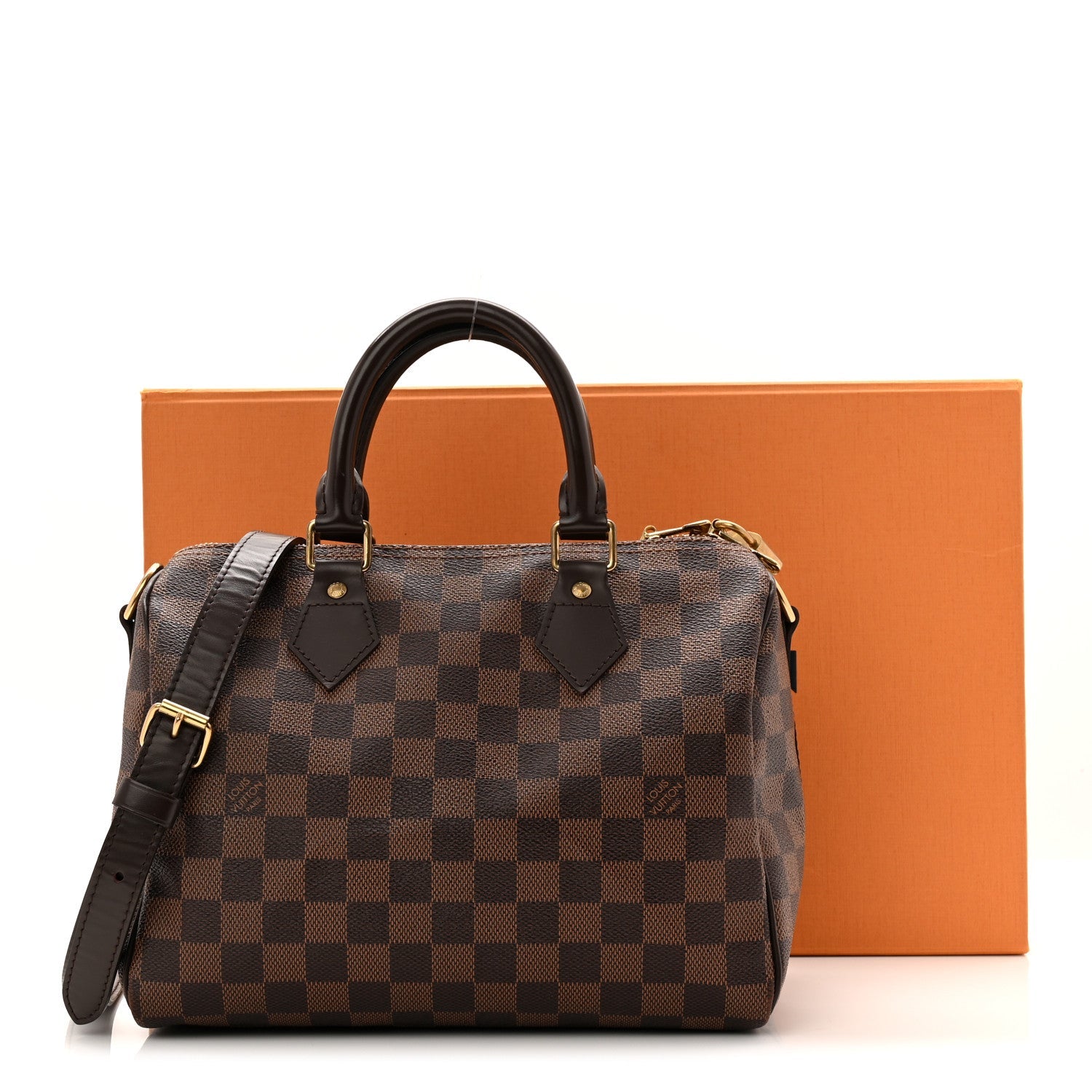 Louis Vuitton Damier Ebene Speedy Bandouliere 25