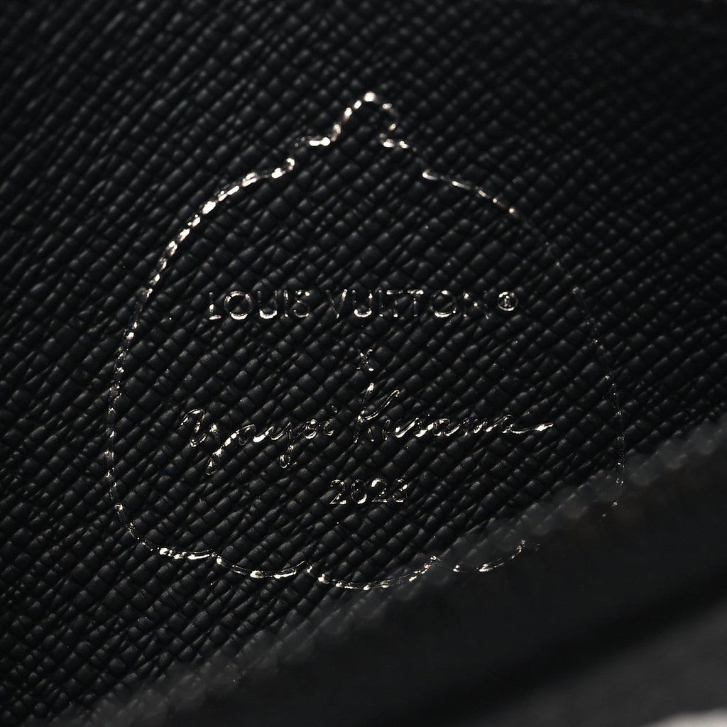 Louis Vuitton LV X YK Monogram Eclipse Taiga Coin Card Holder