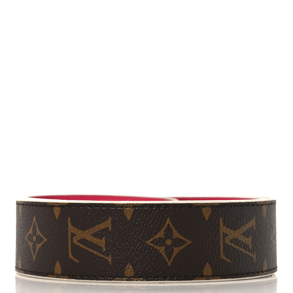 Louis Vuitton Monogram Bandouliere Shoulder Strap Hot Pink