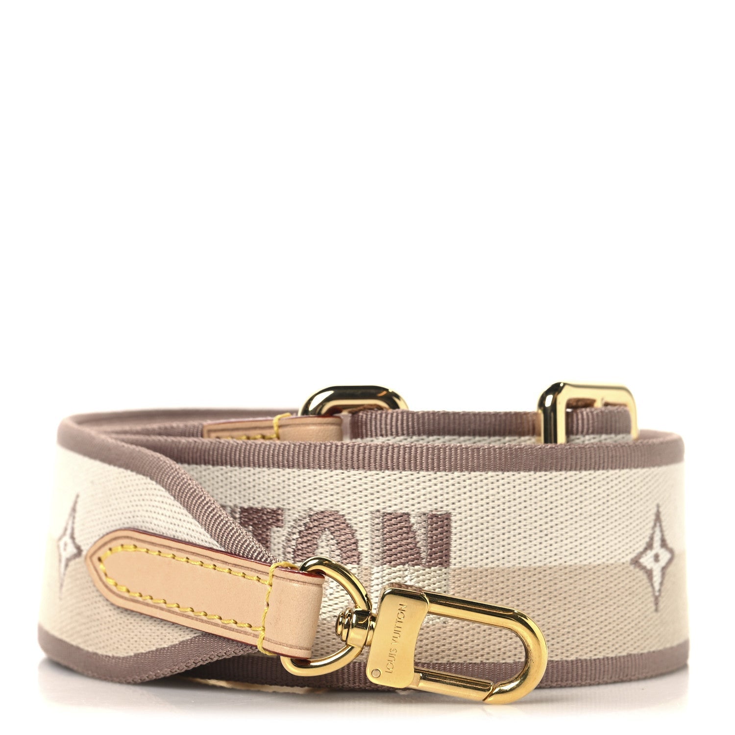 Louis Vuitton Jacquard Speedy Bandouliere 20 Shoulder Strap Beige