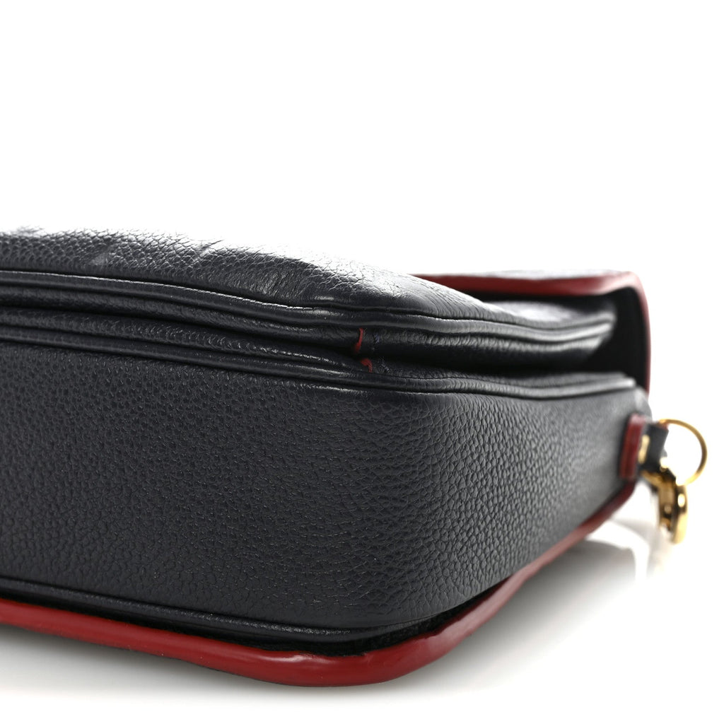 Louis Vuitton Empreinte Pochette Metis Marine Rouge