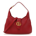 Gucci Goatskin Medium Aphrodite Shoulder Bag Hibiscus Red
