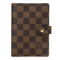 Louis Vuitton Damier Ebene Small Ring Agenda Cover