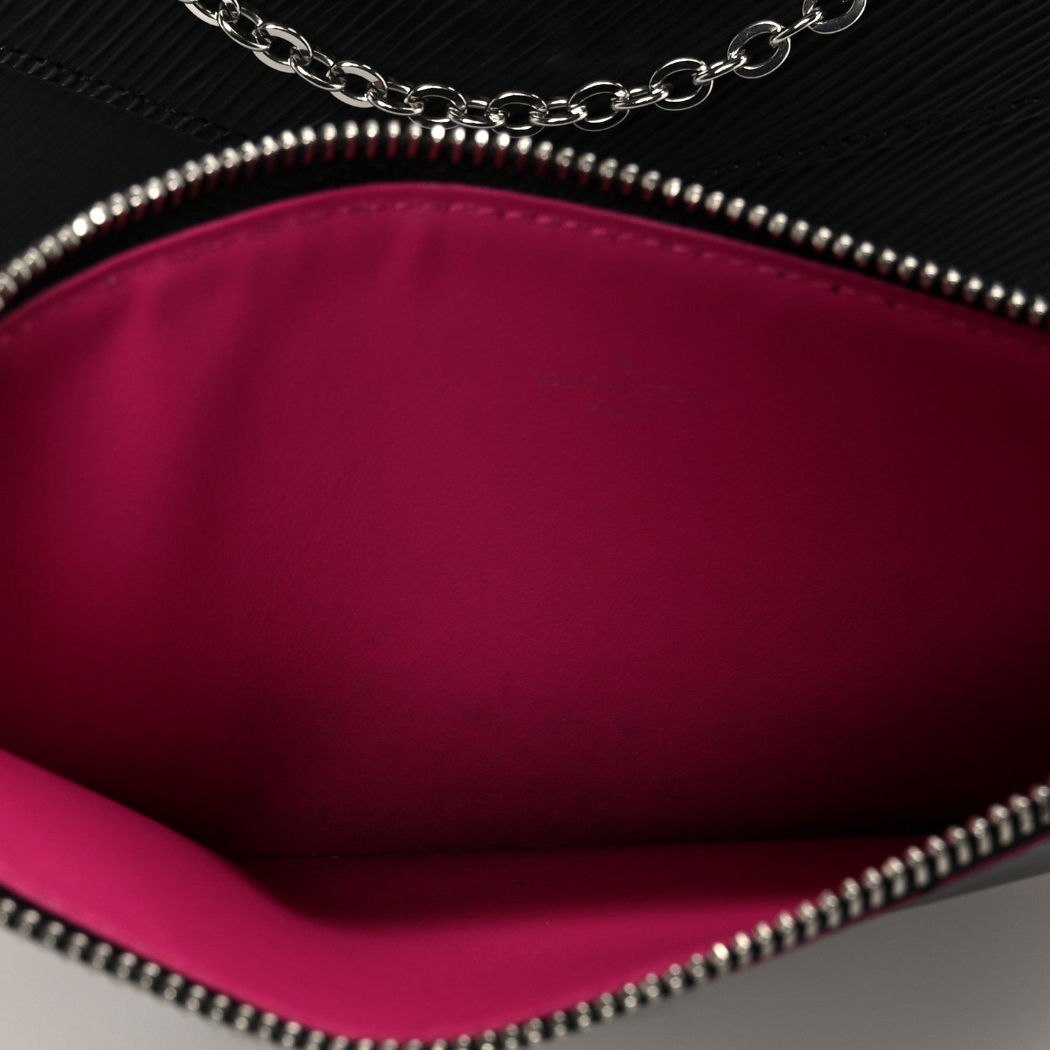 Louis Vuitton Epi Pochette Felicie Black Hot Pink