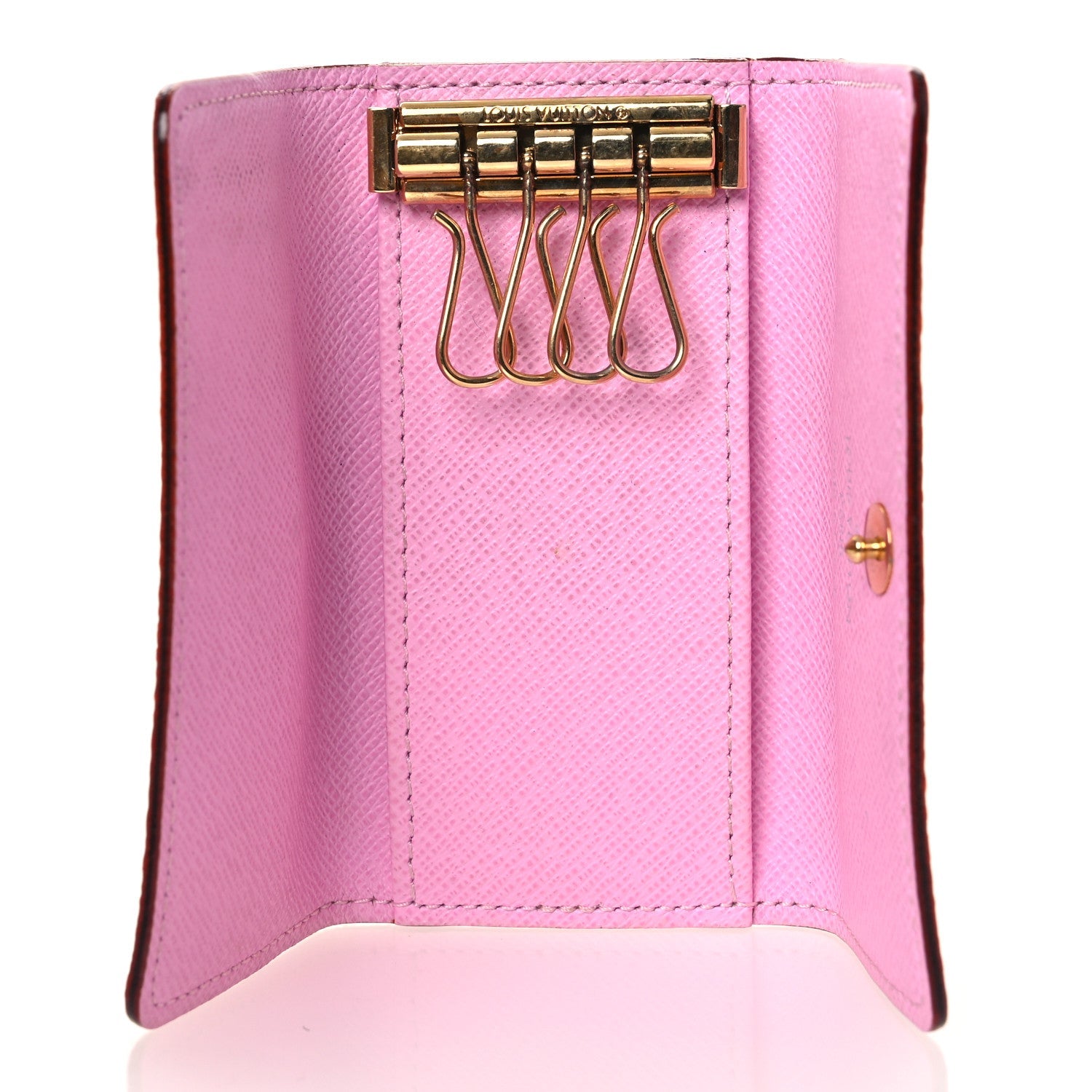 Louis Vuitton Monogram Multicolor Multicles 4 Key Holder White Litchi