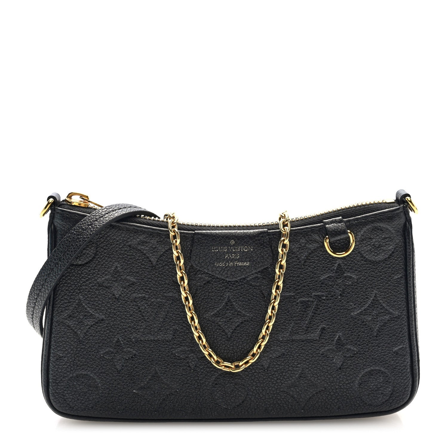 Louis Vuitton Empreinte Easy Pouch On Strap Black