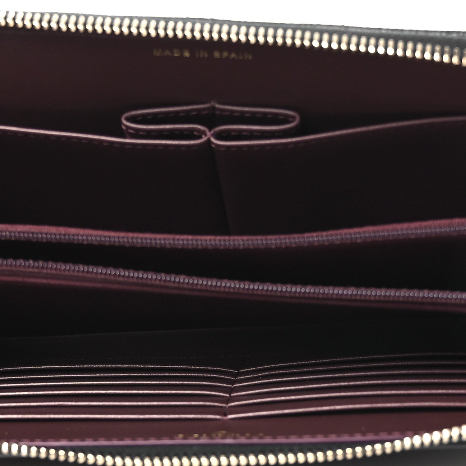 Caviar Quilted Zipped Travel Pouch Black