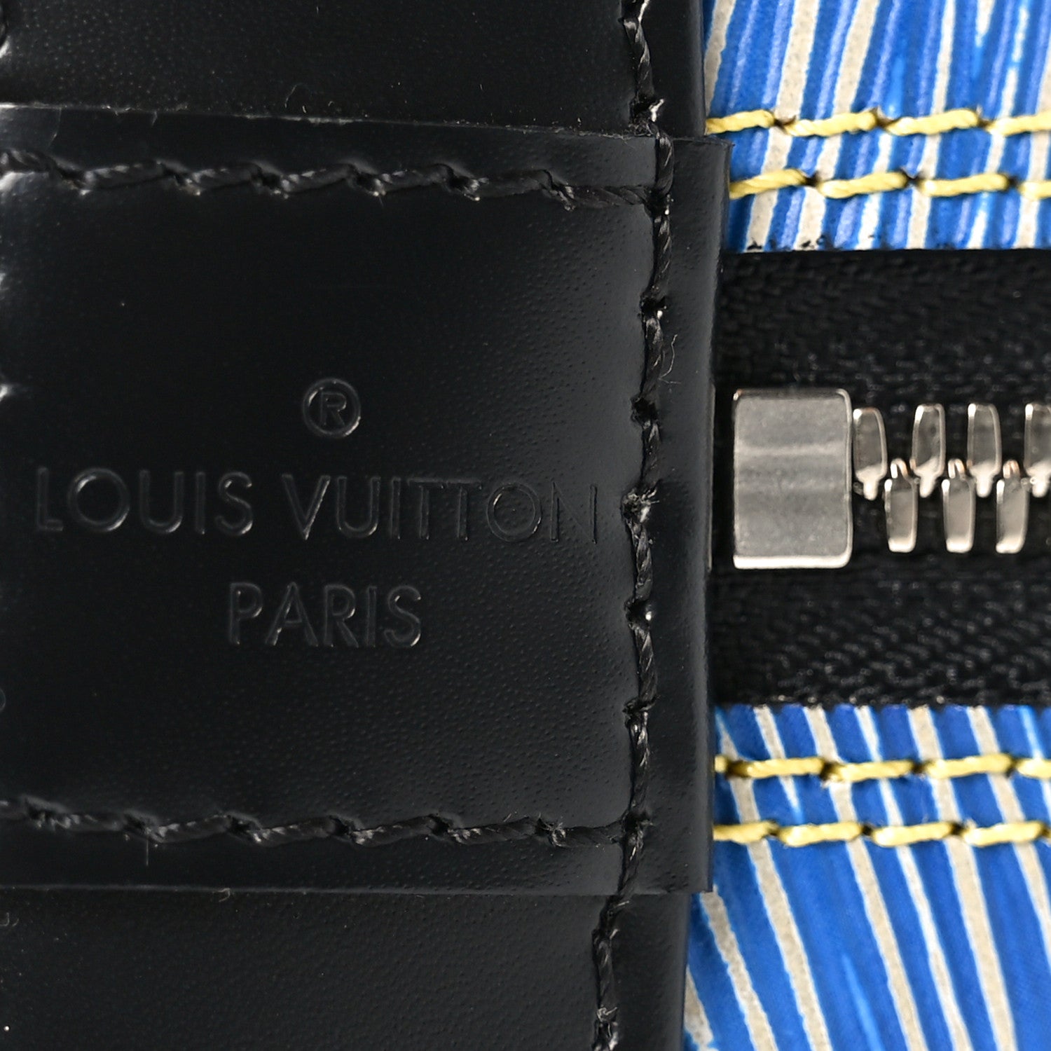 Louis Vuitton Epi Alma PM Denim Light