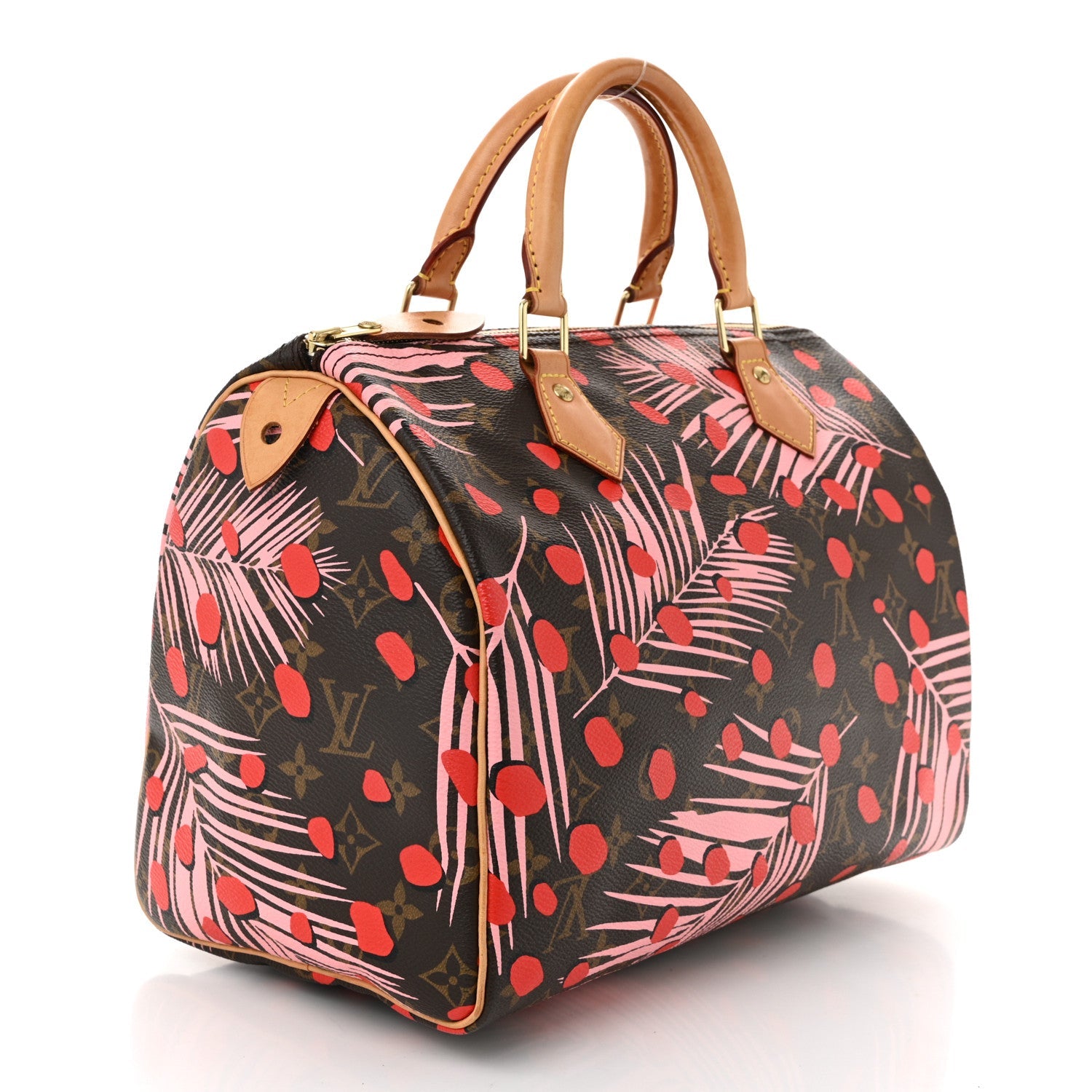 Louis Vuitton Monogram Jungle Dots Speedy 30 Sugar Pink Poppy