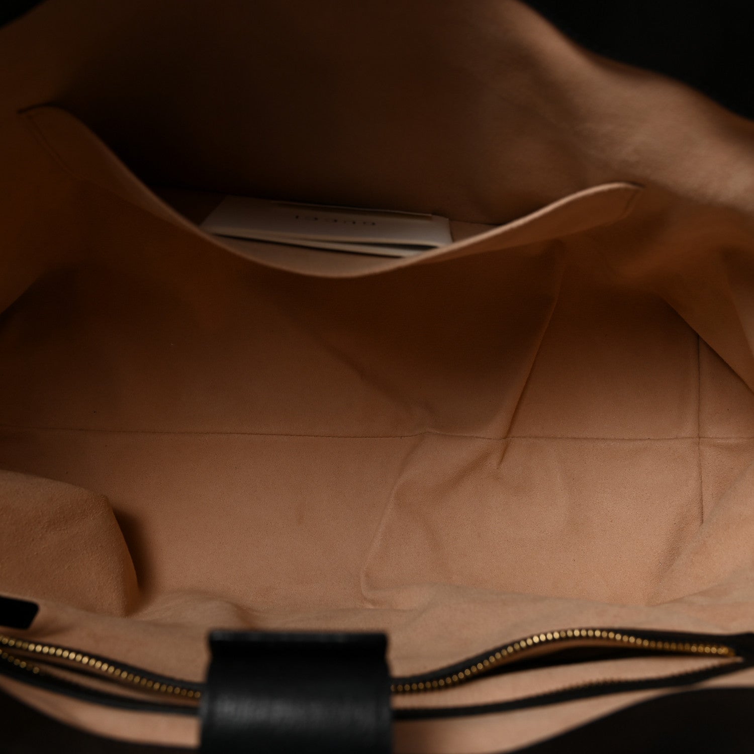 Gucci Textured Calfskin Web Medium Ophidia Shopping Tote Black