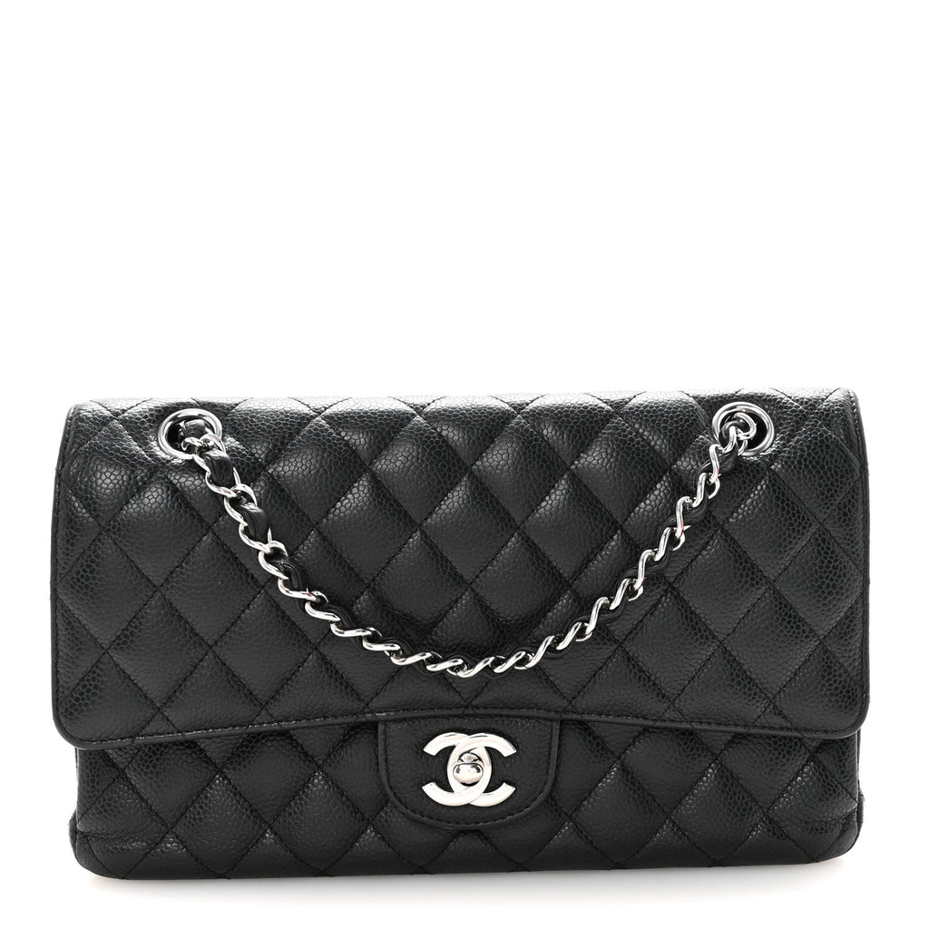 Chanel Caviar Quilted Medium Double Flap Black