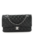 Chanel Caviar Quilted Medium Double Flap Black