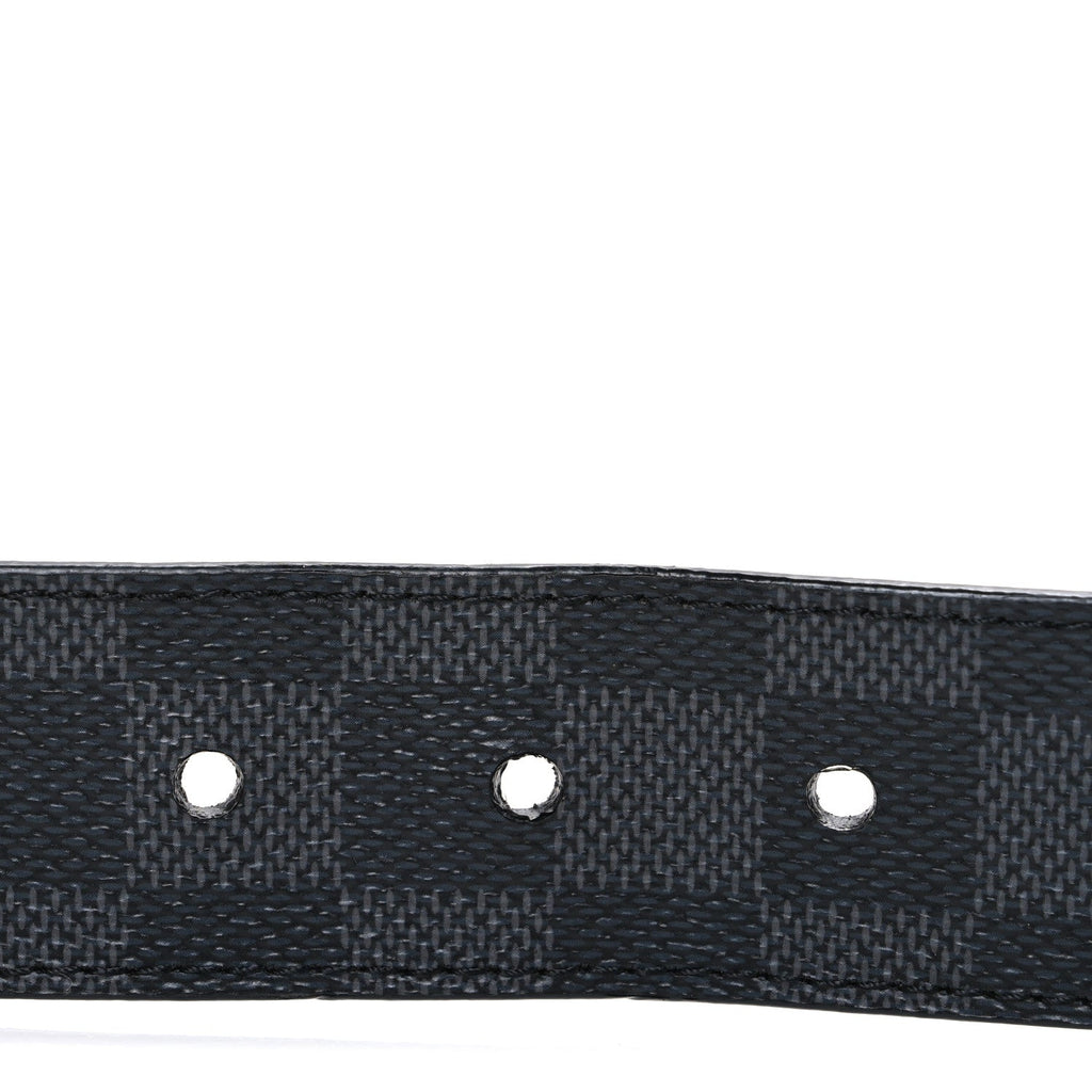 Louis Vuitton Damier Cobalt 35mm Pont Neuf Belt