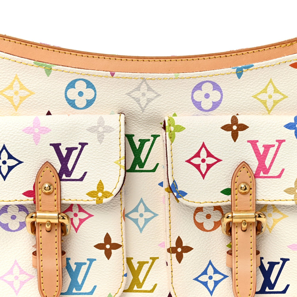 Louis Vuitton Monogram Multicolor Lodge PM White
