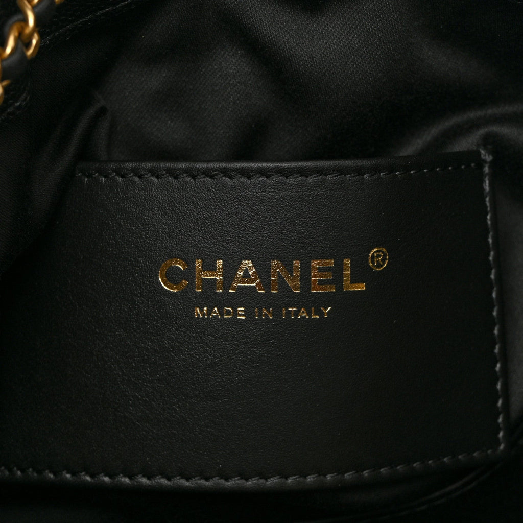 Chanel Caviar Quilted Mini Chanel 25 Handbag Black