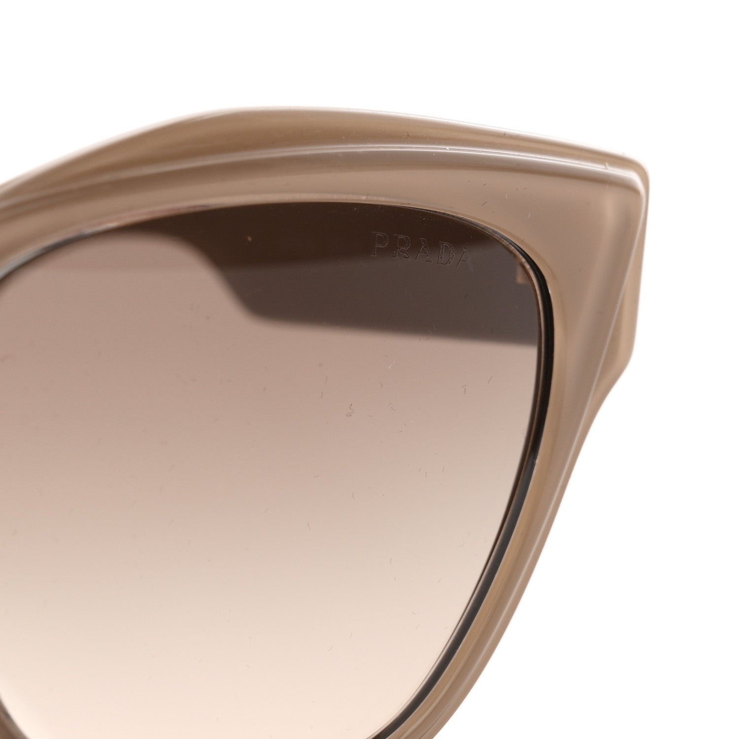 Prada Acetate Cat Eye Sunglasses SPR 23X Beige