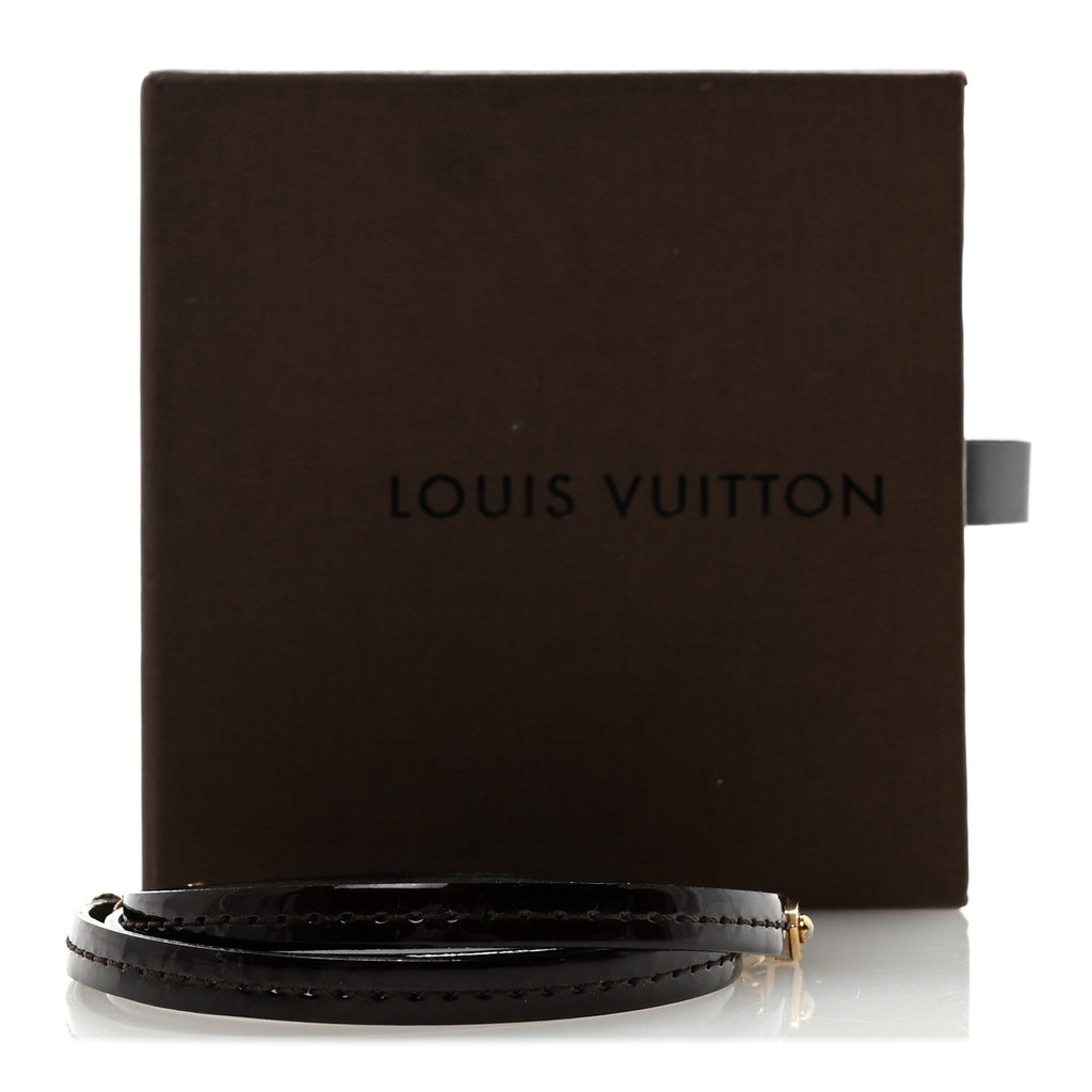 Louis Vuitton Vernis Commit Wrap Bracelet Amarante