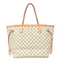 Louis Vuitton Damier Azur Neo Neverfull MM Rose Ballerine