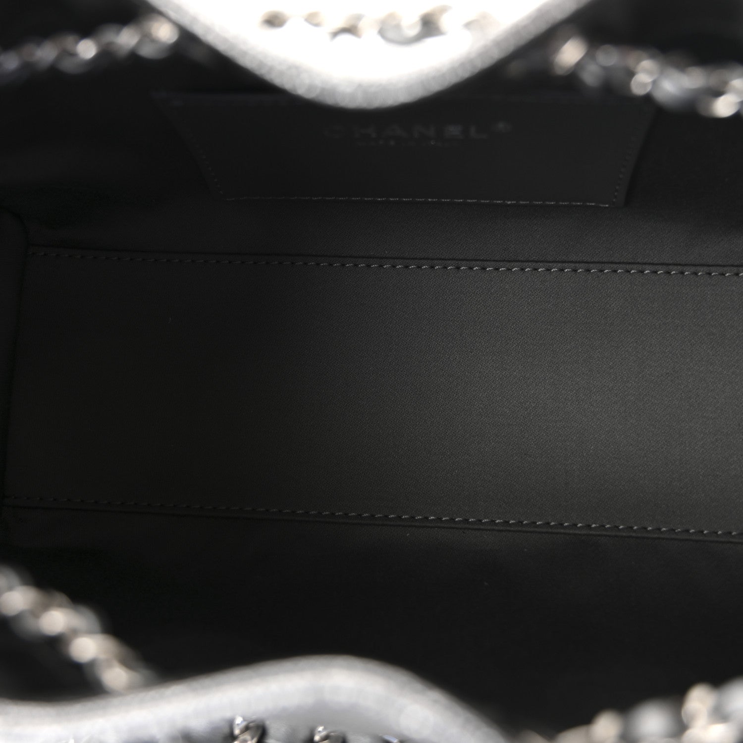 Chanel Metallic Caviar Quilted Mini Chanel 25 Handbag Anthracite