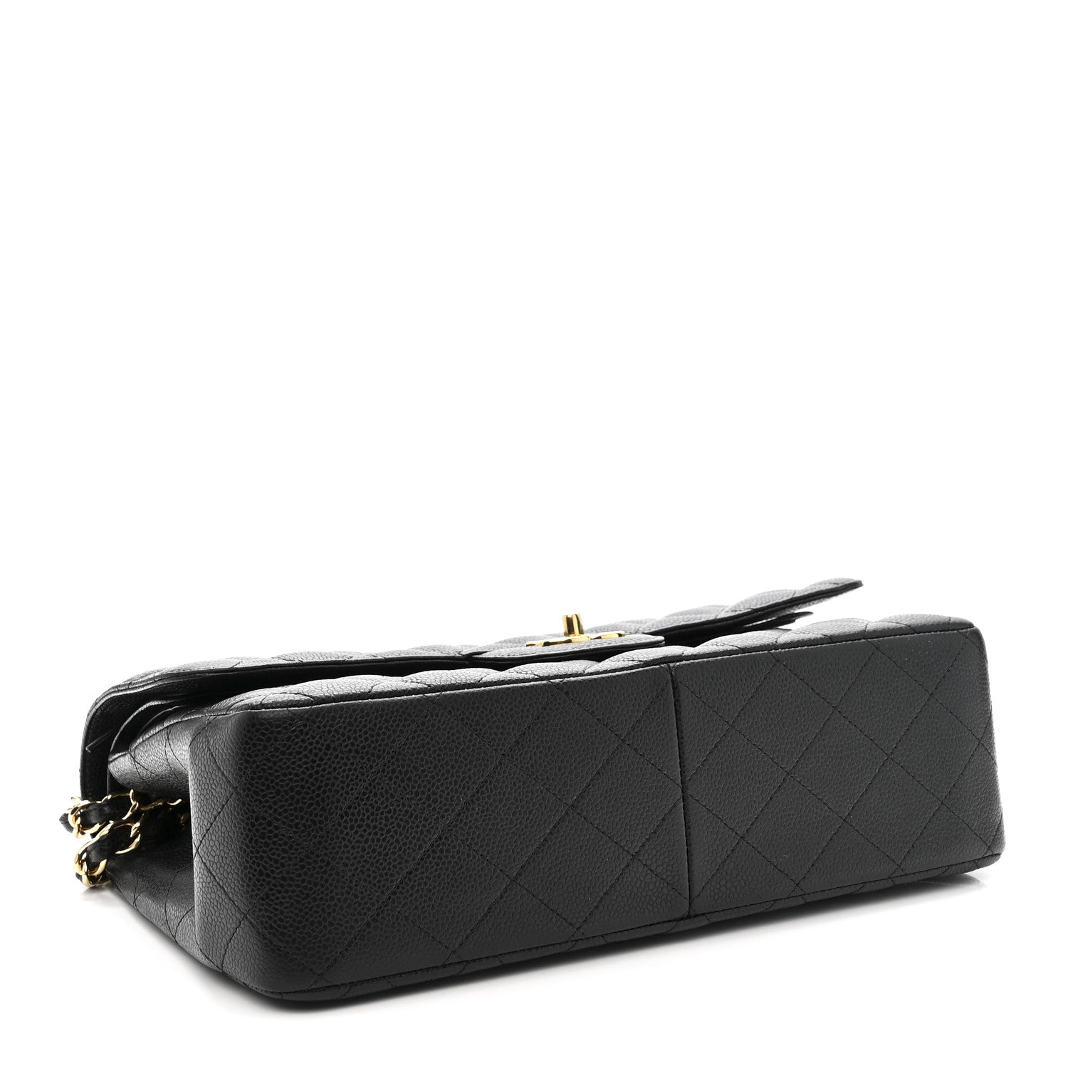 Chanel Caviar Quilted Jumbo Double Flap Black