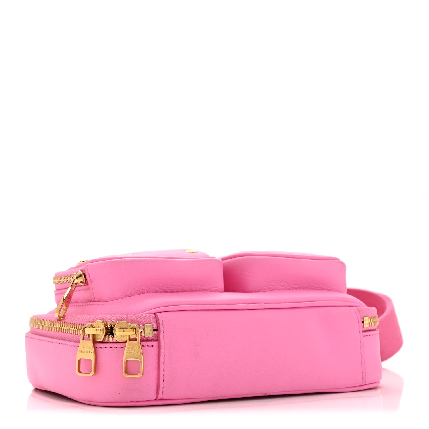 Louis Vuitton Calfskin Embossed Monogram Vuittamins Utility Crossbody Rose Violet