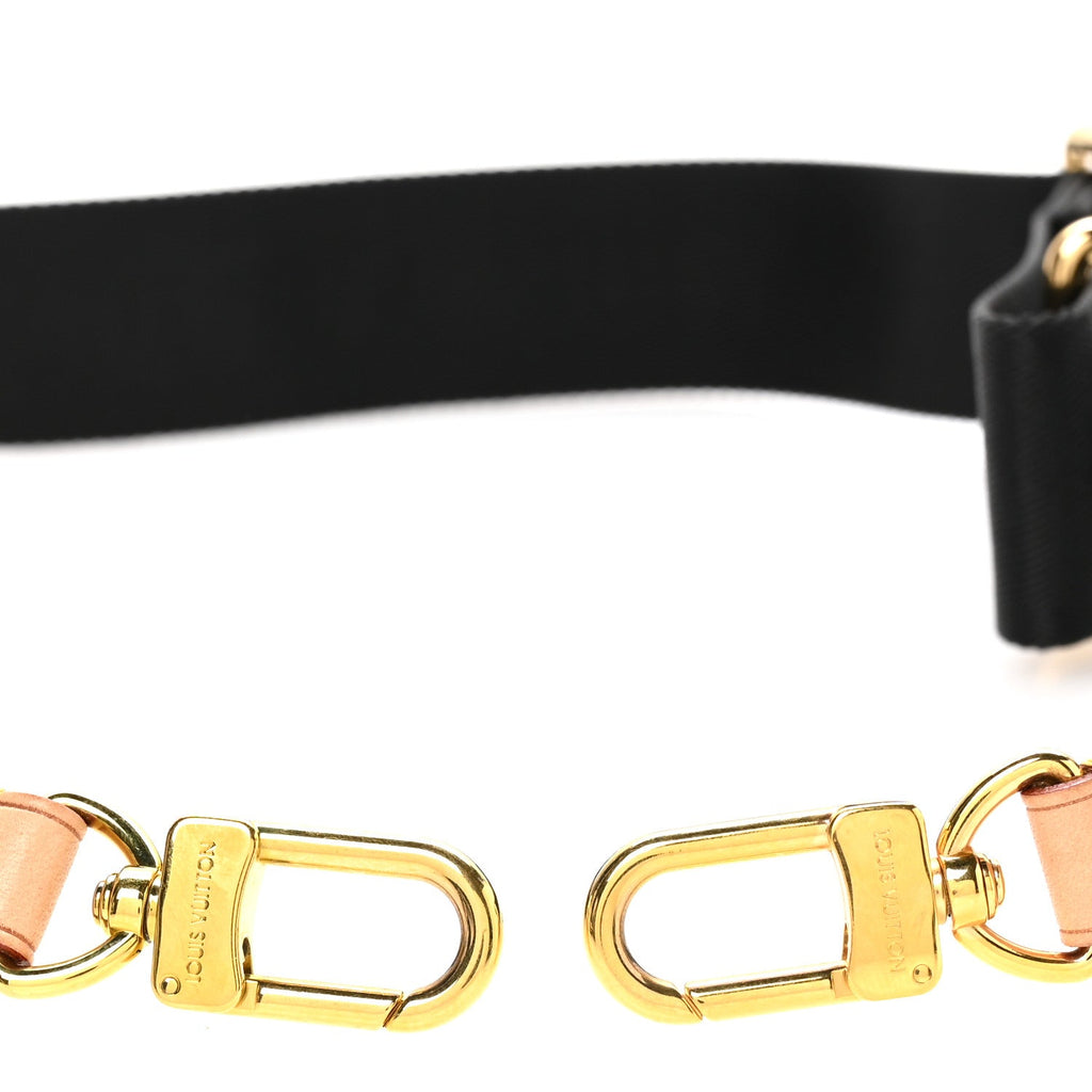 Louis Vuitton Monogram Multi Pochette Accessories Bandouliere Shoulder Strap Black