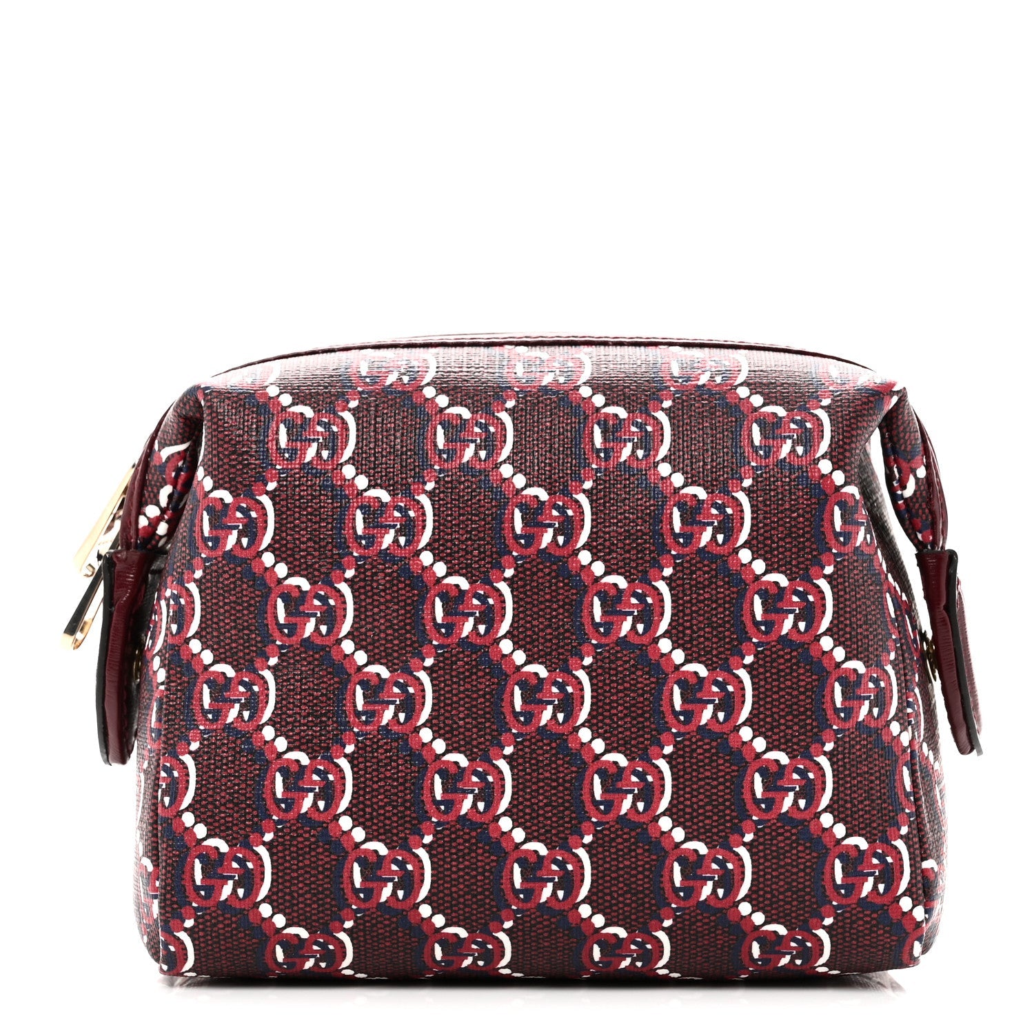 Gucci GG Supreme Shadow Toiletry Pouch Rosso Ancora Red