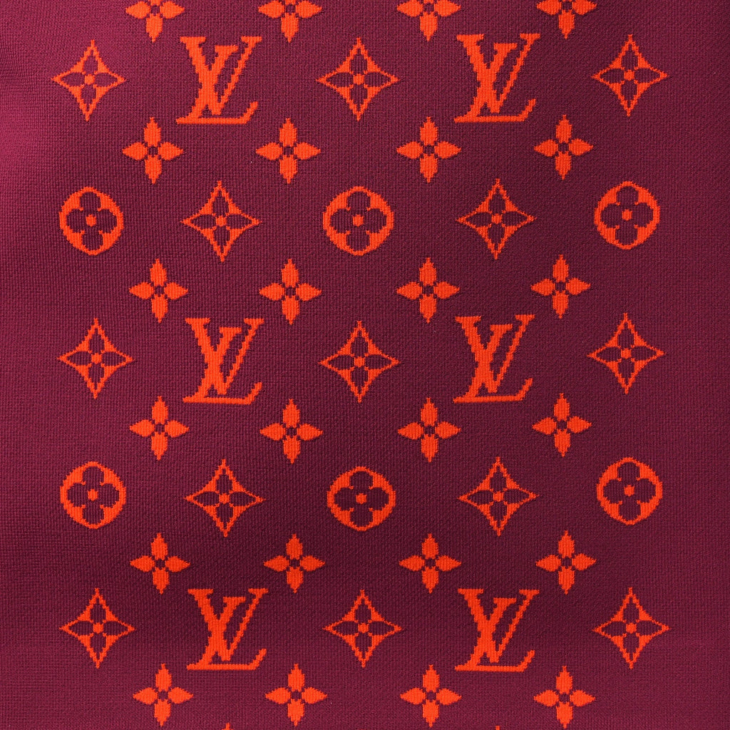 Louis Vuitton Knit Monogram Horizon Soft 55 Suitcase Fuchsia