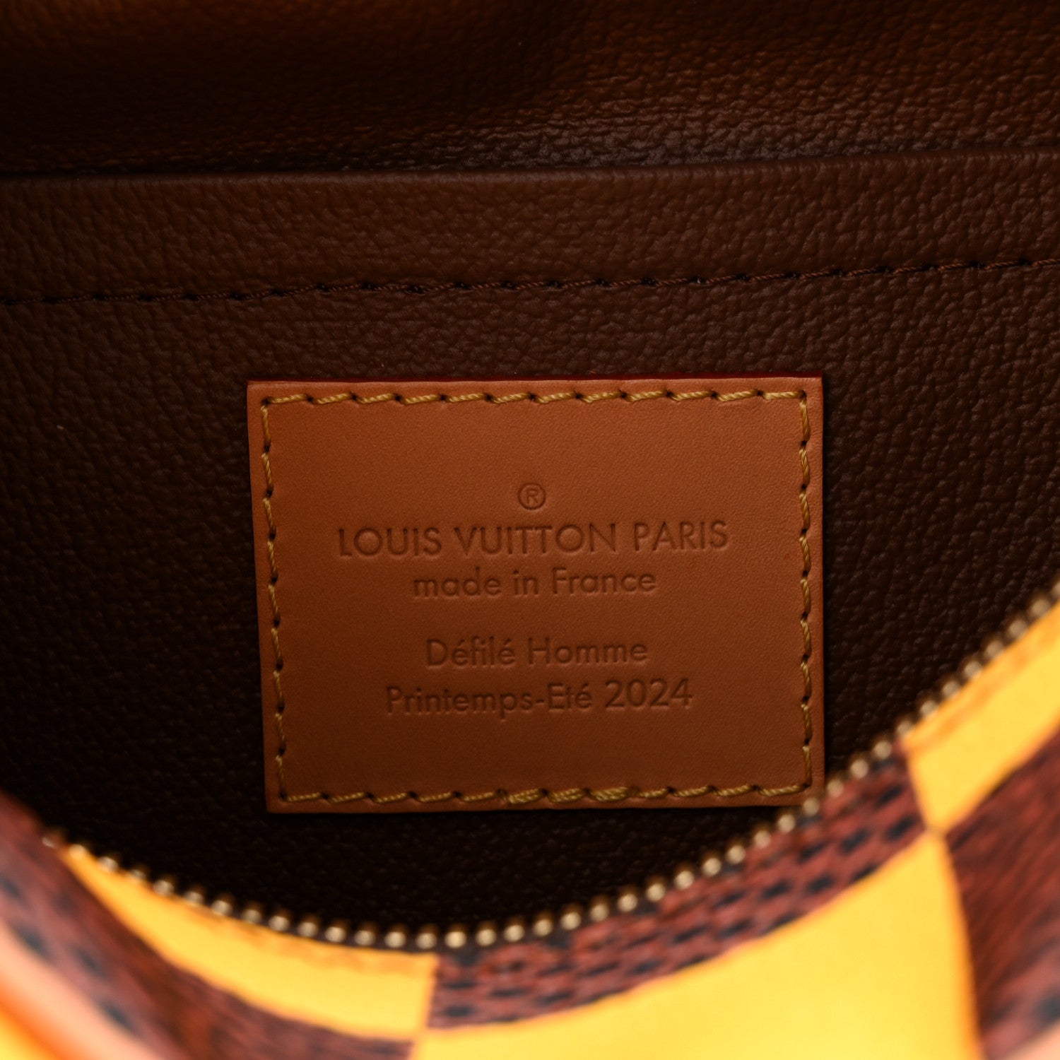 Louis Vuitton Damier Pop Dopp Kit Toilet Pouch Jaune Mat