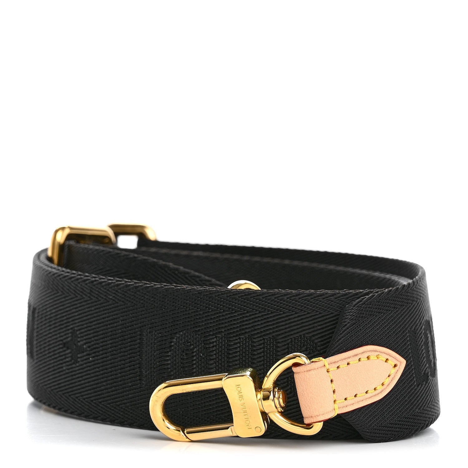 Louis Vuitton Monogram Multi Pochette Accessories Bandouliere Shoulder Strap Black