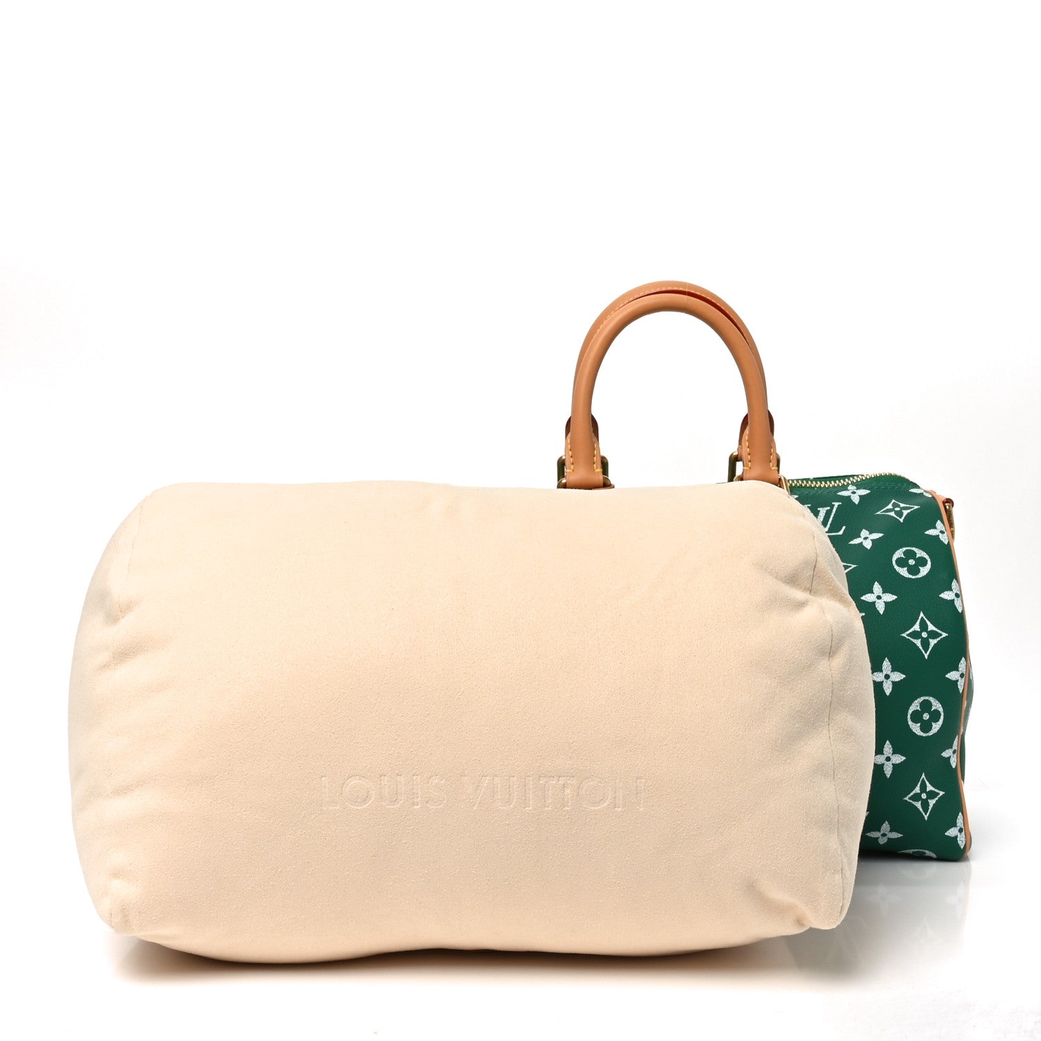 Louis Vuitton Calfskin Monogram Speedy P9 Bandouliere 30 Green