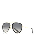 Gucci Metal Aviator Sunglasses GG0062S Black
