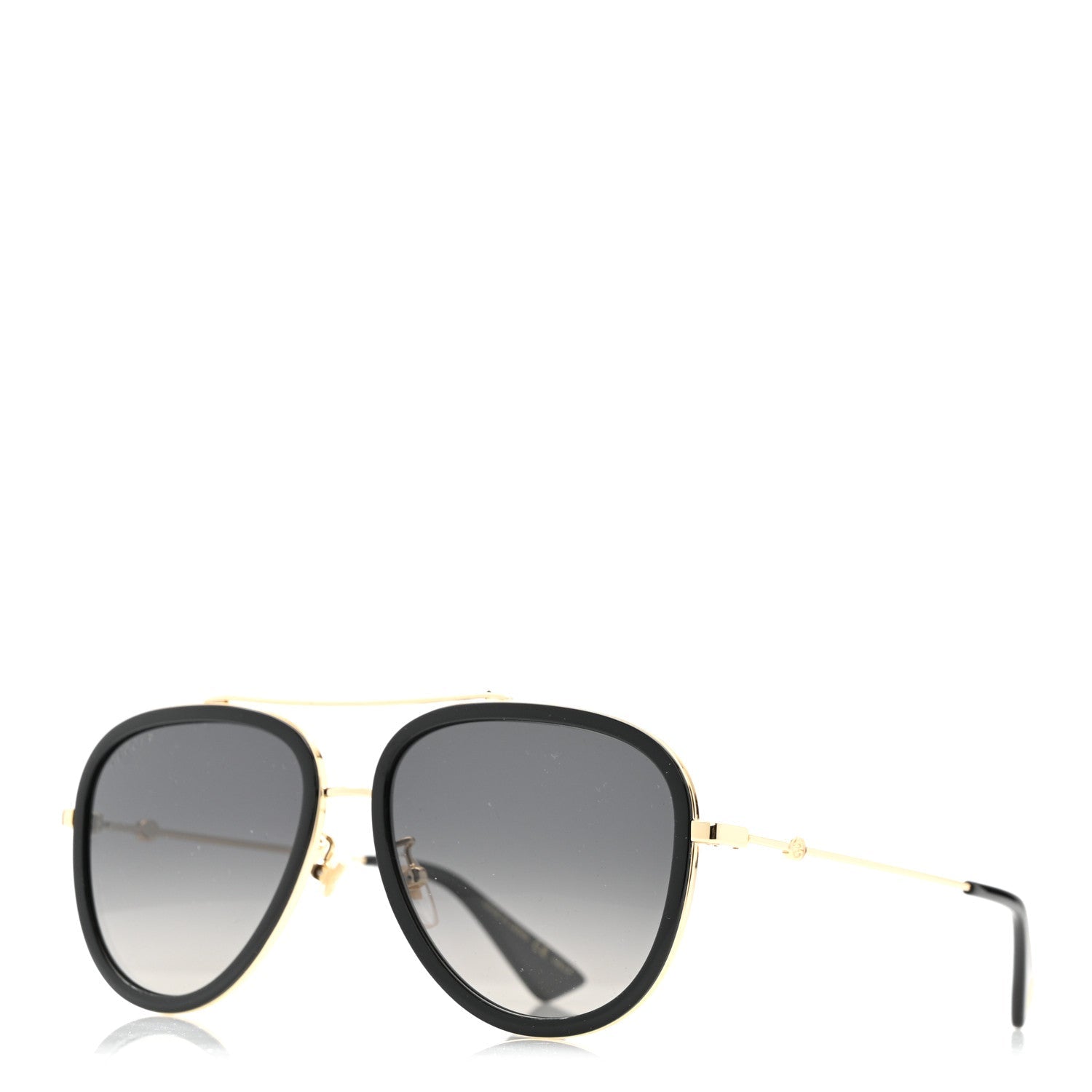 Gucci Metal Aviator Sunglasses GG0062S Black