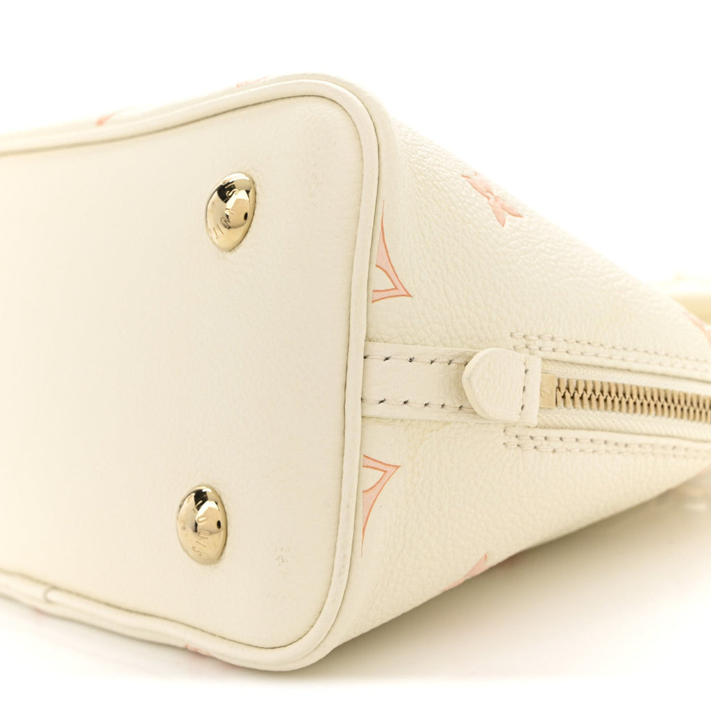 Louis Vuitton Empreinte Bi-Color Alma BB Milky White Peach