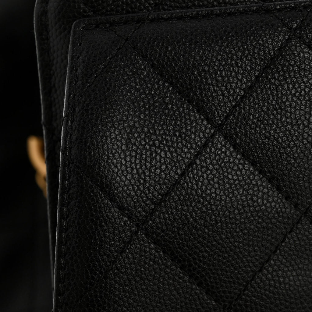 Chanel Caviar Quilted Small Chanel 25 Handbag Black