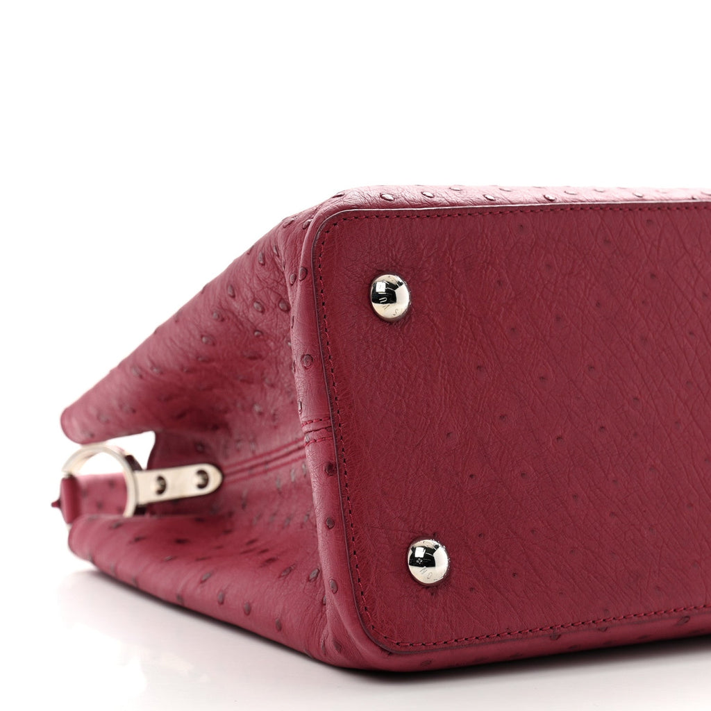 Louis Vuitton Ostrich Capucines MM Fuchsia