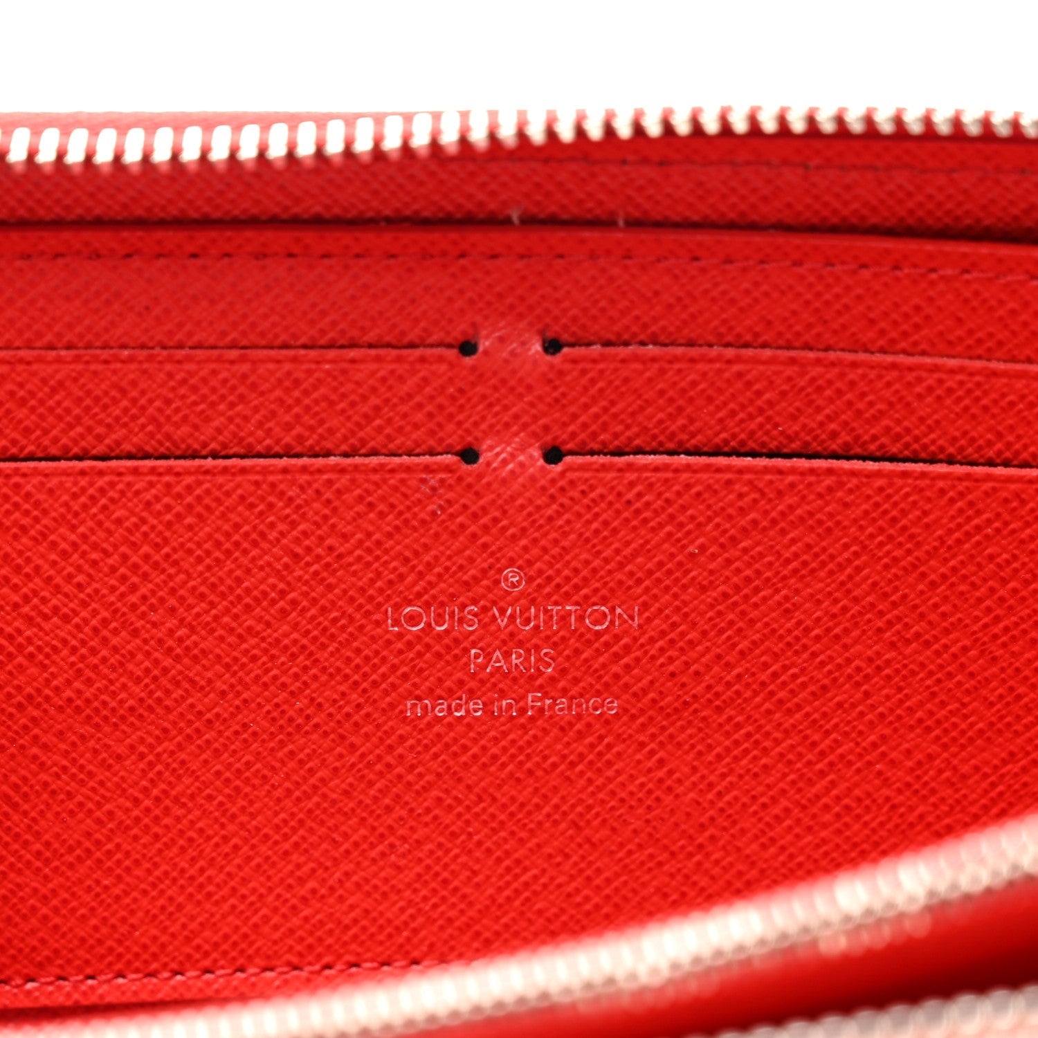 Louis Vuitton Epi Zippy Wallet Carmine