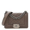 Chanel Caviar Quilted Small Boy Flap Dark Brown