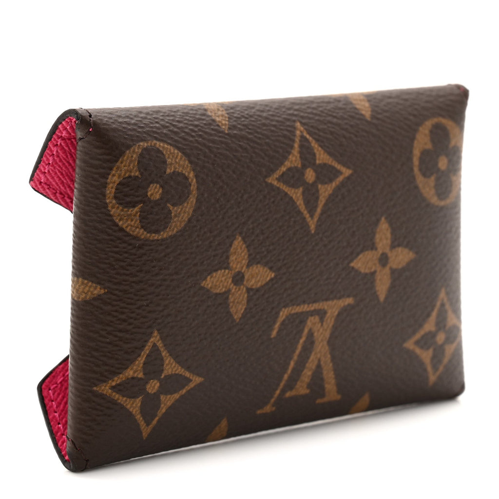 Louis Vuitton Monogram LV Colormania Kirigami Card Holder Pondichery Pink