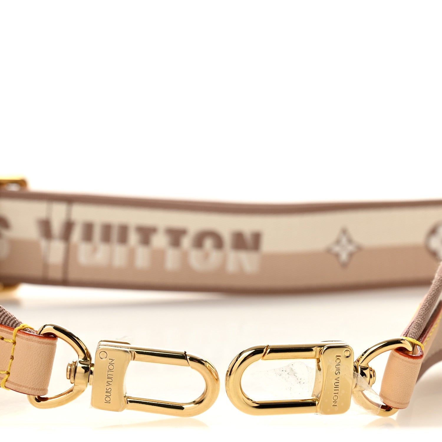 Louis Vuitton Jacquard Speedy Bandouliere 20 Shoulder Strap Beige
