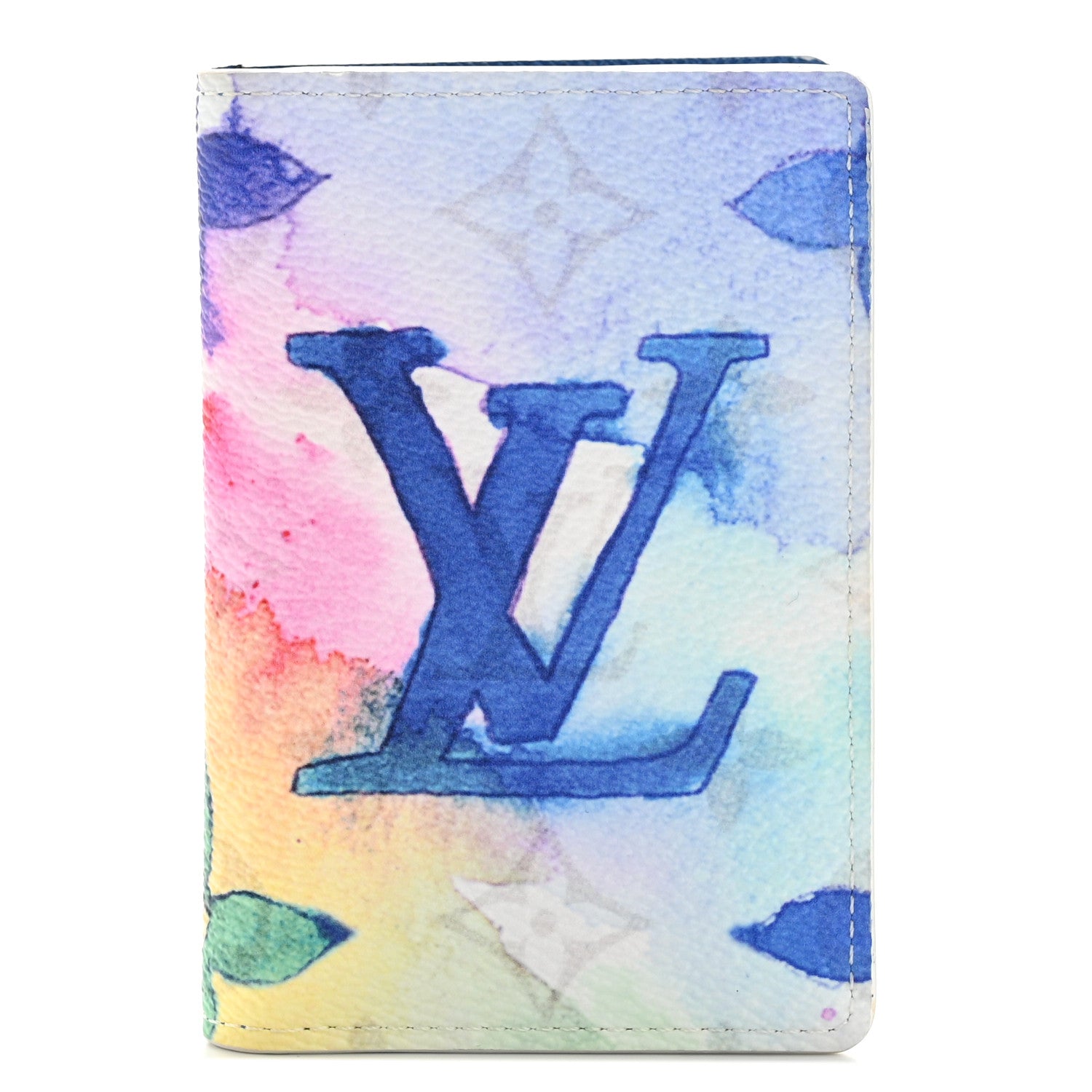 Louis Vuitton Monogram Watercolor Pocket Organizer NM Multicolor