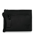 Louis Vuitton Grained Calfskin Aerogram Takeoff Pouch Black